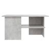 vidaXL Table basse gris b&eacute;ton 90x60x46,5 cm bois d'ing&eacute;nierie