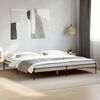 vidaXL Cadre de lit sans matelas ch&ecirc;ne sonoma 200x200 cm