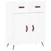 vidaXL Buffet blanc 69,5x34x90 cm bois d'ing&eacute;nierie