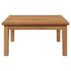 vidaXL Table de Jardin Marron Bois de teck massif