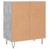 vidaXL Buffet Gris béton 60x35x70 cm Bois d'ingénierie