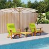 vidaXL Coussins de chaise Uni 2 pcs Vert vif. 58 x 77 x 4,5 cm