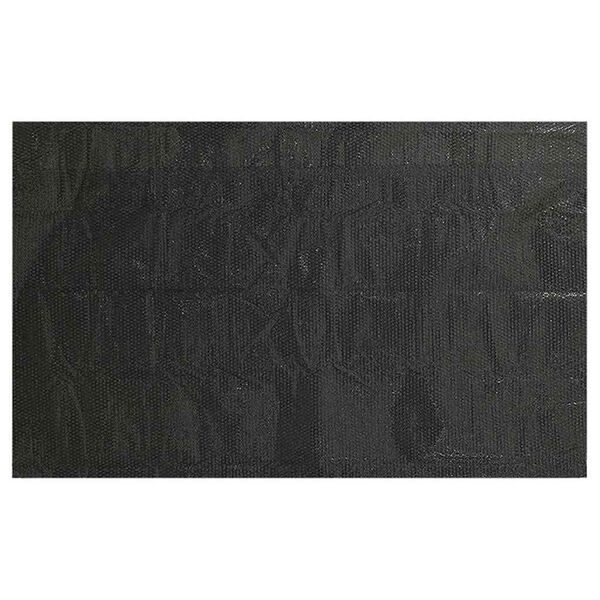 vidaXL Couverture de piscine rectangulaire 600x400 cm PE Noir