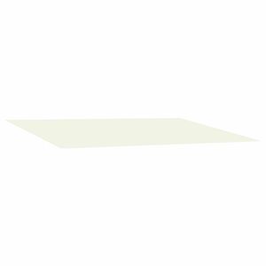 vidaXL Toile de rechange pour auvent Cr&egrave;me 250 x 200 cm Polyester