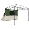 vidaXL Ensemble de Tentes de Camping 2 pcs Vert Taffetas et Tissu