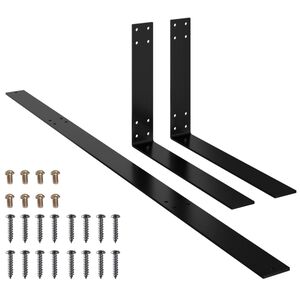 vidaXL Dossier pour canap&eacute; palette Noir 110 cm Fer