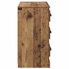 vidaXL Buffets 2 pcs Bois Ancien 70 x 35,5 x 67,5 cm Bois d'ing&eacute;nierie