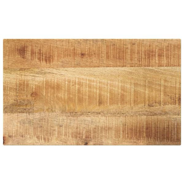 vidaXL Dessus de table rectangulaire bois massif de manguier brut