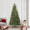 vidaXL Sapin de Noël Artificiel à Branches Articulées Vert 240 cm