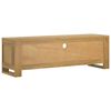 vidaXL Meuble TV 110x30x35 cm Bois de teck solide
