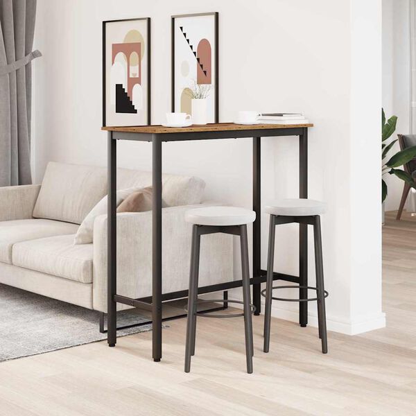 vidaXL table Bois ancien 100 x 40 x 100,5 cm