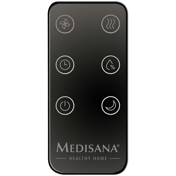 Medisana Humidificateur d'air avec hygrom&egrave;tre AH 675 116 W Noir