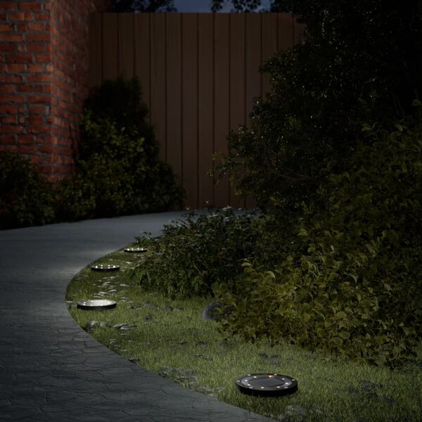 vidaXL Lampes solaires de sol et piquets de sol ext&eacute;rieur 12 pcs