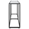 vidaXL Table console Transparent 180x35x75,5 cm Verre tremp&eacute;