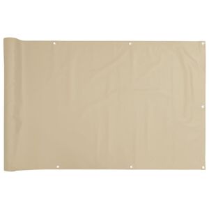 vidaXL &Eacute;cran de balcon Beige 120x300 cm Tissu Oxford