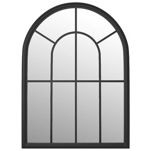 vidaXL Miroir Noir 60x45 cm Fer pour utilisation &agrave; l'int&eacute;rieur