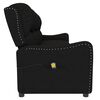 vidaXL Fauteuil de massage inclinable &agrave; 4 places noir tissu