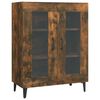 vidaXL Buffet ch&ecirc;ne fum&eacute; 69,5x34x90 cm bois d'ing&eacute;nierie