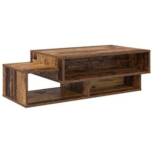 vidaXL Table basse Bois ancien 105 x 50 x 32,5 cm Bois d'ing&eacute;nierie