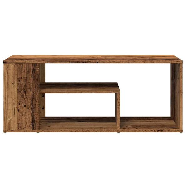 vidaXL Table d'appoint vieux bois 100x50x40 cm bois d'ingénierie