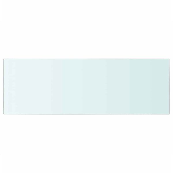 vidaXL Panneaux d'étagère 2 pcs Verre Transparent 70x25 cm