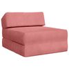 vidaXL Canap&eacute;-lit pliable Rose 60 x 70 x 41 cm Tissu