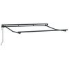 vidaXL Cadre de store r&eacute;tractable &eacute;lectrique Anthracite 3,5 x 2 m
