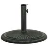 vidaXL Socle de parasol Vert 45x45x30 cm Fonte