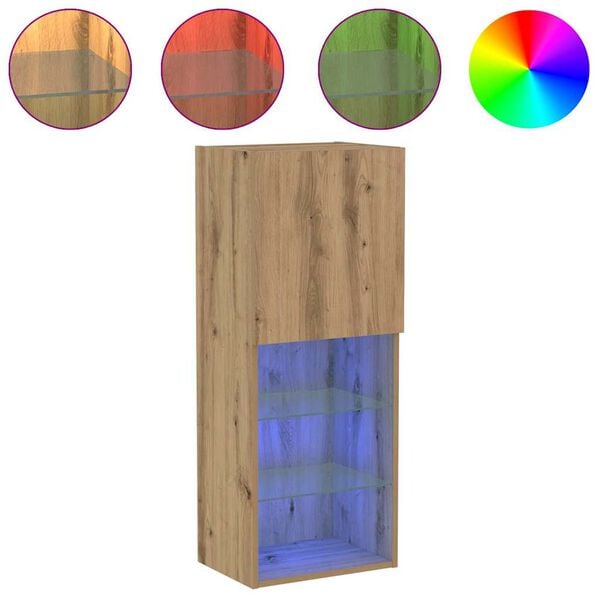 vidaXL Ensemble meuble TV Ch&ecirc;ne artisanal 40,5 x 30 x 102 cm