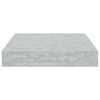 vidaXL &Eacute;tag&egrave;res murales flottantes 2 pcs gris b&eacute;ton 23x23,5x3,8 cm MDF