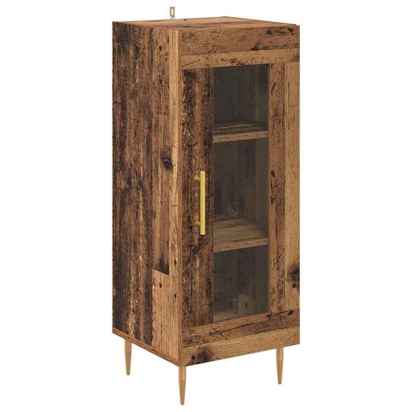 vidaXL Buffet Bois ancien 34 x 34,5 x 90 cm Bois d'ing&eacute;nierie