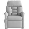 vidaXL Fauteuil inclinable gris nuage tissu