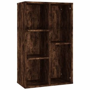 vidaXL Biblioth&egrave;que/Buffet ch&ecirc;ne fum&eacute; 50x25x80 cm bois d'ing&eacute;nierie