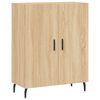 vidaXL Buffet haut Ch&ecirc;ne sonoma 69,5x34x180 cm Bois d'ing&eacute;nierie