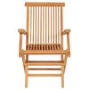 vidaXL Salon de jardin 5 pcs Bois de teck massif