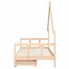 vidaXL Cadre de lit enfant avec tiroirs 90x200 cm bois de pin massif