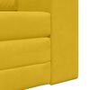vidaXL Canap&eacute;-Lit Jaune 98 x 71 x 83 cm Velours
