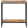 vidaXL Table console 70x35x70 cm bois de manguier massif brut