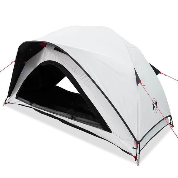 vidaXL Tente de camping 1 personnes blanc tissu occultant imperméable