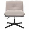 vidaXL Chaise pivotante de bureau gris clair boucl&eacute; comme laine tissu