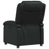 vidaXL Fauteuil inclinable en similicuir noir