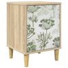 vidaXL Table de chevet GOTHA Ch&ecirc;ne Sonoma 36 x 33 x 50 cm