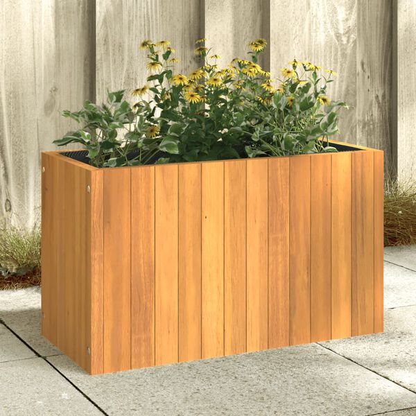 vidaXL Jardini&egrave;re 59x27,5x35 cm bois massif d'acacia
