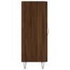 vidaXL Buffet Chêne marron 34,5x34x90 cm Bois d'ingénierie
