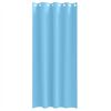 vidaXL Rideaux occultants avec anneaux 2 pcs Bleu clair 225 x 140 cm