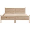 vidaXL Cadre de lit sans matelas 120x190 cm bois de pin massif