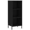 vidaXL Buffet noir 34,5x32,5x90 cm bois d'ing&eacute;nierie