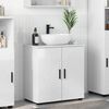 vidaXL Cabinet de salle de bain Blanc brillant 61 x 35 x 64 cm