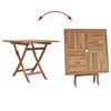 vidaXL Ensemble de salle &agrave; manger pour jardin 3 pcs Marron