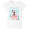 vidaXL T-shirt pour enfants &eacute;cru 140